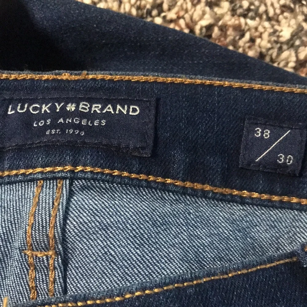Mens Lucky Brand 410 Athletic Slim stretch jeans in Classic dark wash | NWT - Picture 7 of 7